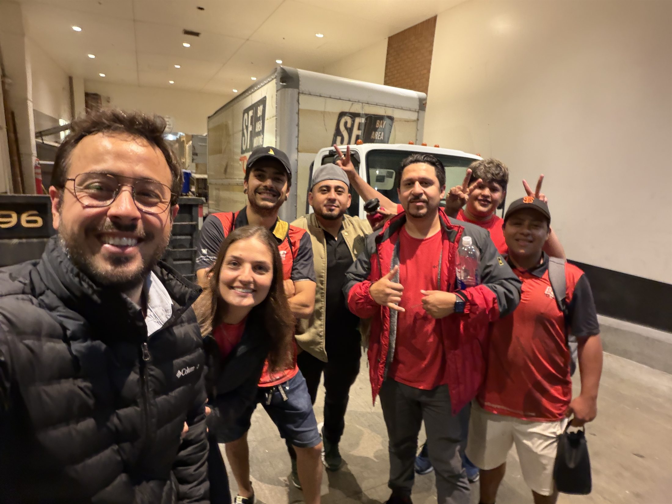 SF Bay Area Moving crew completing a coordinated commercial move
