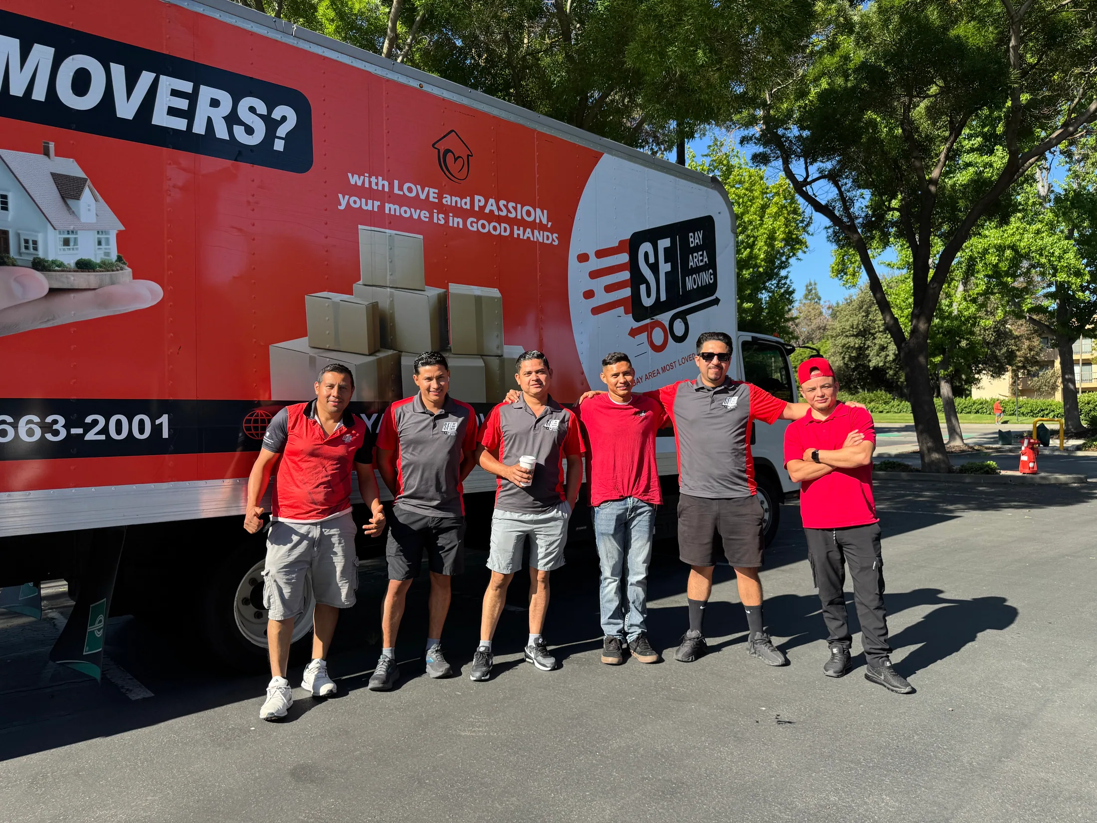 SF Bay Area Moving commercial fleet